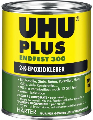 Bild 2-Komponentenepoxidkleber PLUS ENDFEST 3 00 Dose Härter 740g UHU-0