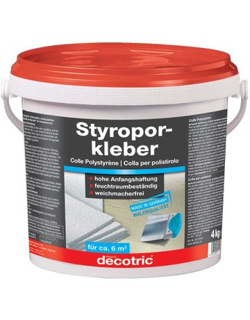 Bild Styroporkleber 4kg, Eimer gebrauchsferti g decotric-0