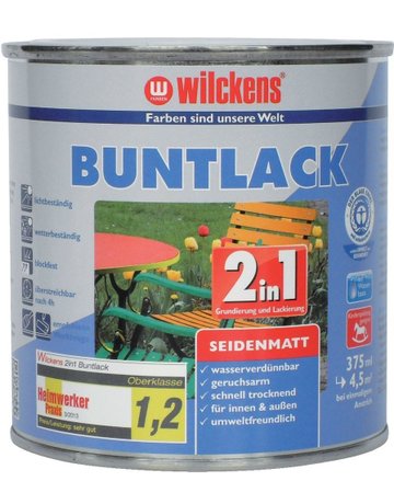 Bild Buntlack 2in1, 750 ml seidenmatt, rw. RA L9010 - wilckens-0
