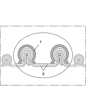 Bild Absaug-/Gebläseschlauch CP PTFE-HYP472EC 450mm 3m - Norres-1