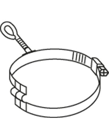 Bild Spiralschelle CLAMP 217 Öse Schlauch ID 175-195mm - AIRDUC-1