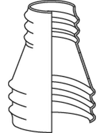 Bild Schrumpfschl. Connect 223 Muffe 90mm,ID 40-60mm - AIRDUC-1