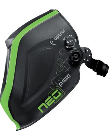 Bild Automatik-Schweißerhelm neo p550, schwar z/grün OPTREL-1