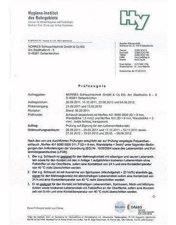 Bild Druckschlauch NORFLEX PUR 401 MHF 11x2,5 mm - Norres-2