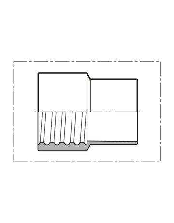 Bild PVC-Muffe Connect 227 schwarz,ID 45mm - Norres-0