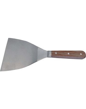 Bild Malerspachtel VA mit Rosenholzheft 100mm HAROMAC-0