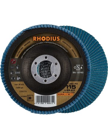Bild Lamellenschleifsch.LSZ F3 115mm K 80 Rho dius - RHODIUS-0