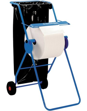 Bild Fahrbarer Bodenständer für Großrollen Met all blau - KIMBERLY-CLARK PROFESSIONAL-0