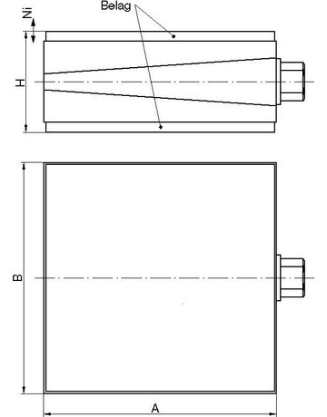 Bild Maschinenlagerung LEVEL-MOUNT KE 10 5/5, 115x115mm EFFBE-1
