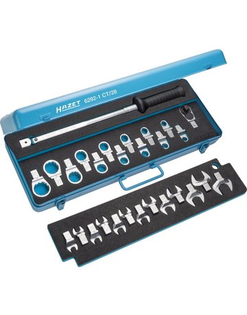 Bild Drehmomentschlüssel-Satz 6292-1CT 28-tei lig 40-200Nm 14x18mm Hazet-0