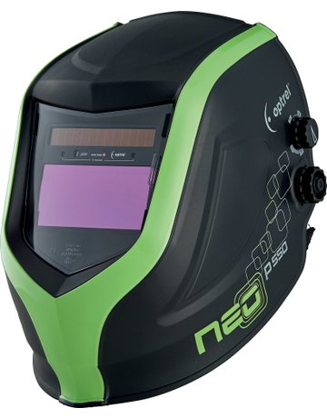 Bild Automatik-Schweißerhelm neo p550, schwar z/grün OPTREL-0