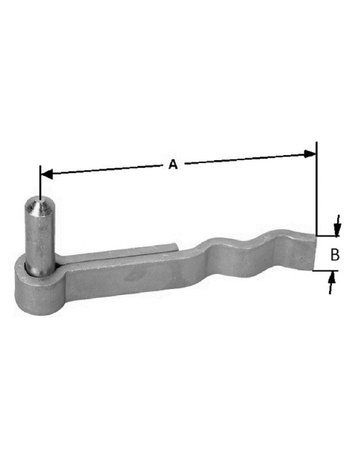 Bild Eingips-Haken D13mm hell verzinkt - POLLMANN-1