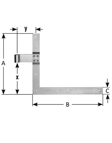 Bild Paar Winkelbänder D16 400x800 mm hell ve rz. - POLLMANN-1