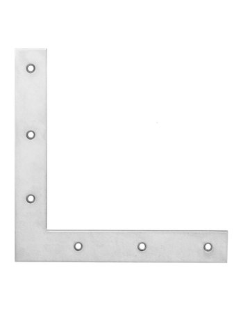 Bild Haustürwinkel 300x300mm hell verzinkt - POLLMANN-0