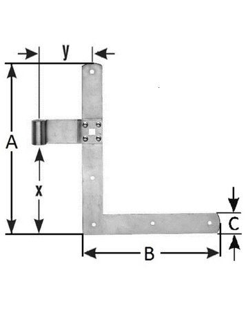 Bild Paar Winkelbänder D13 250x300mm hell ver z. - POLLMANN-1