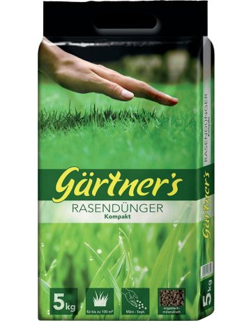 Bild Rasendünger mit Sofort- u. Langzeitwirku ng, 5 kg - Gärtner`s-0