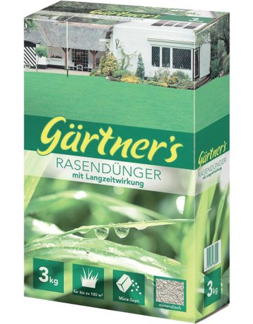 Bild Rasendünger LZW 20+5+8+2, 3 kg - Gärtner`s-0