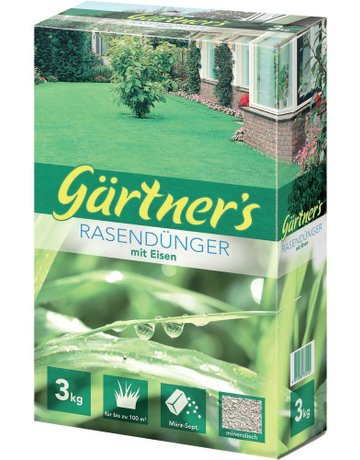 Bild Rasendünger mit Eisen-II-Sulfat, 3 kg - Gärtner`s-0