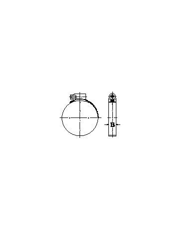 Bild Schlauchschelle DIN3017 W2, 12mm 20-32mm IDEAL-Schlemper - IDEAL Schlemper-klemme-1