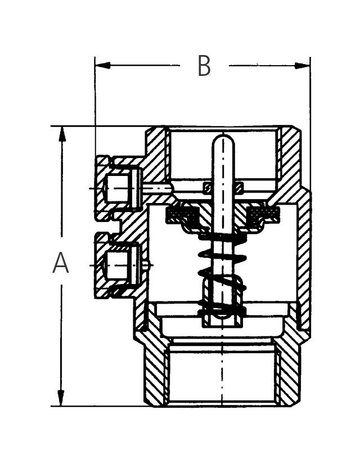 Bild Zwischenventile, schwere Ausführung, mit Entleerungsschrauben MS, 2 x IG G1"", S - GEKA-1