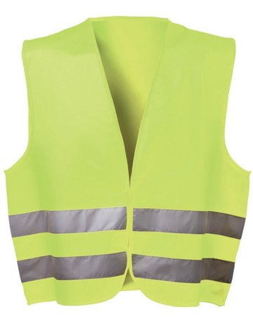Bild Warnweste, PVC, EN 471, Einheitsgröße, g elb - WICATEX-0