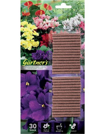 Bild Düngestäbchen für Blüh- pflanzen, 1 Pck, 3 0 St. - Gärtner`s-0