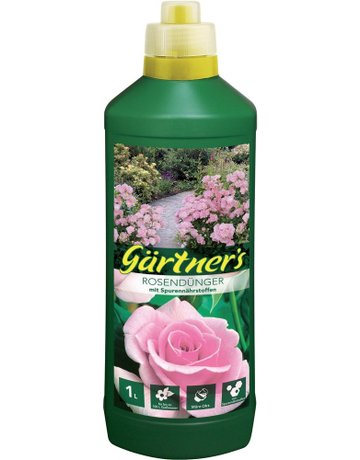 Bild Rosendünger mit Spurenelemente, 1 l - Gärtner`s-0