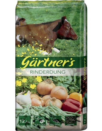 Bild Rinderdung gekörnt, 12,5 kg - Gärtner`s-0