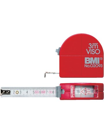 Bild Taschenbandmass mit Sichtf. 3mx16mm mit Zirk el BMI-0