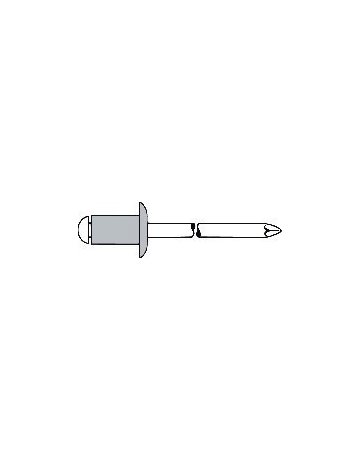 Bild Blindniet Alu/VA Flachrundkopf 3x8mm GES IPA - Gesipa-0