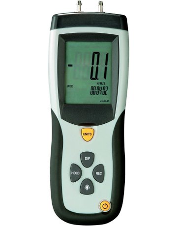 Bild DM-100 Druckmessgerät v. +- 0-200mbar St andard - JUMTEC-0