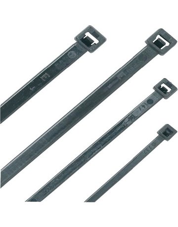 Bild Nylon - Kabelbinder, schwarz, 98 X 2,5 U V-beständig, 100 St. SB - HEIDEMANN-0
