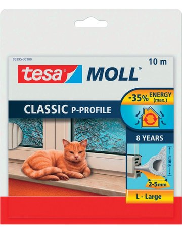 Bild P-Profil-Dichtung weiß 10 m:9mm tesa 539 5-0