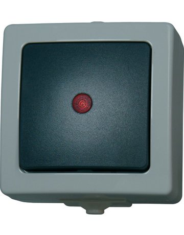 Bild Kontrollschalter AP/FR Nautic grau Kopp-0