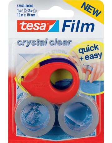Bild tesafilm mit Mini Abroller 2Rll. 10m:19mm kristallkl-0