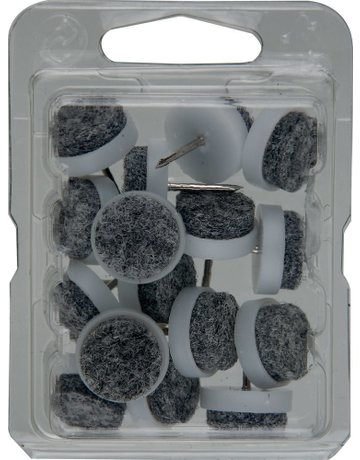 Bild Box Filzgleiter mit Nagel Inhalt 16,18mm weiß - Neutral-0