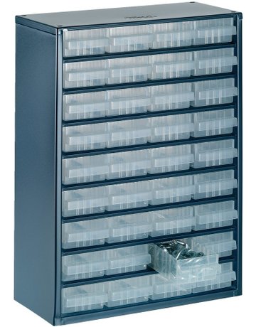 Bild Schubl.-Magazin mit 36 Laden Typ 150-01 blau - RAACO-0