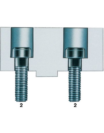 Bild Schraube für Aufsatzbacke Gr. 500/630 M20 x40 RÖHM-0