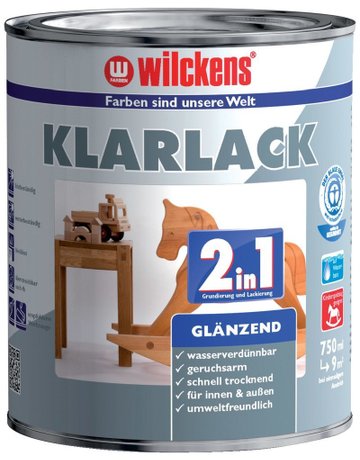 Bild Klarlack 2in1, 750 ml glänzend - wilckens-0