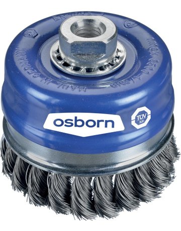 Bild Topfbürste Stahldraht M14 75x0,50mm gezopft Osborn-0