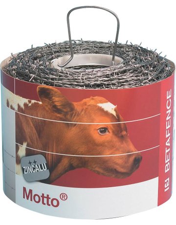 Bild Stahlstacheldraht-Motto- Zincalu 250 m-0