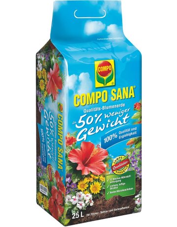 Bild COMPO SANA Blumenerde 40 l, 50% weniger Gewicht-0
