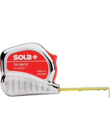 Bild Taschenbandmaß Trimatic 10mx25mm gelb So la - SOLA-0