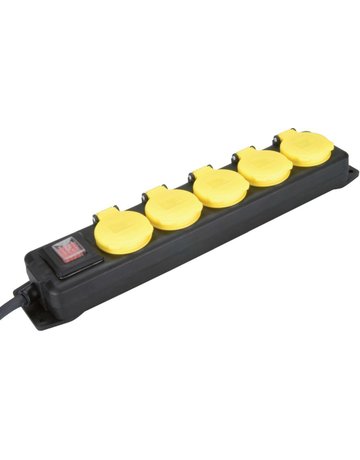 Bild Schuko-Steckdosenleiste 5-fach, IP44 - UNITEC-0