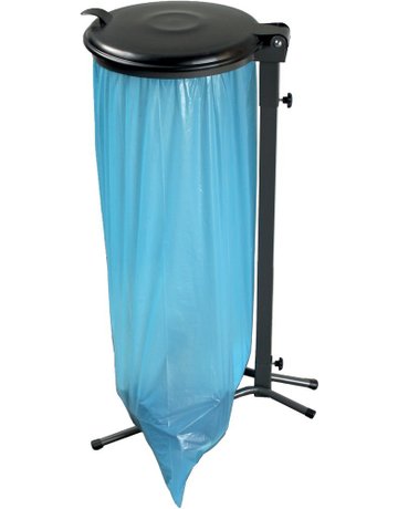 Bild Müllsackständer 70-120 L grün mit K-decke l grau - n.a.-0