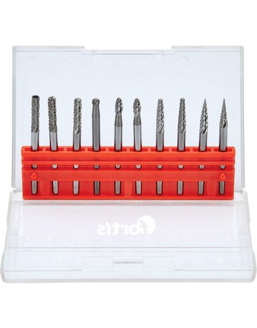 Bild Kleinfrässtift -Satz HM 3mm 10-tlg FORTIS-0