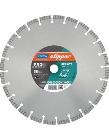 Bild Diamant-Trennscheibe 350x 25,4mm Granit Turbo Laser - CLIPPER-0