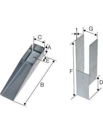 Bild SST Zuganker 2-teilig HD2P60G-B SIMPSON Strong-Tie-0