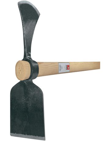 Bild Wiedehopfhacke Breitblatt geschmiedet mi t Stiel - Ideal-0