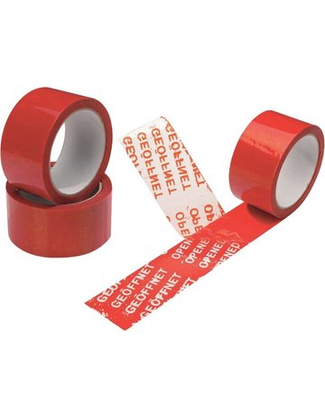 Bild Sicherheitsklebeband rot, 50mm x 50m - n.a.-0